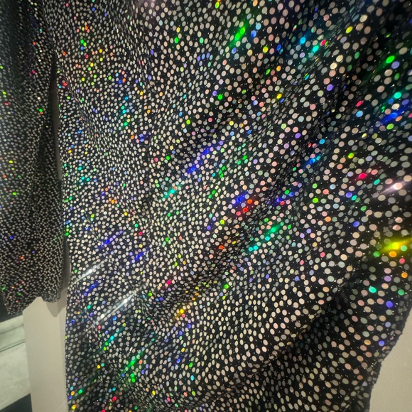 Holiday dress!!!! Sparkly black Alexia Admor dress! Size 4! - Picture 5 of 5